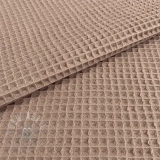 Bombaž z vafelj tkanja camel