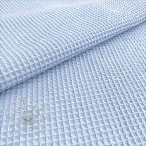 Bombažni vafel tkanja light blue