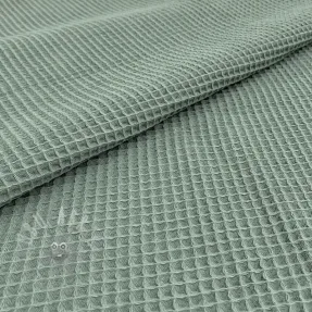 Bombaž z vafelj tkanja dark green