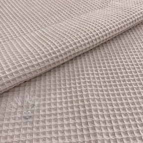 Bombažni vafel tkanja light beige