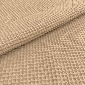 Bombaž z vaflaste vezave light sand