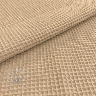 Bombažni vafel tkanja light sand