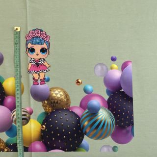 Trenirka Doll sage PANEL digital print