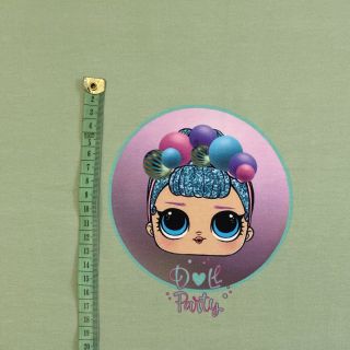 Trenirka Doll sage PANEL digital print