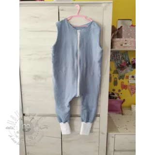 Dvojna gaza/muslin blue heaven
