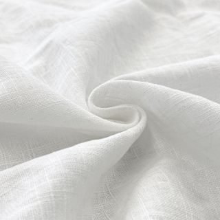 Ľan predpraný white