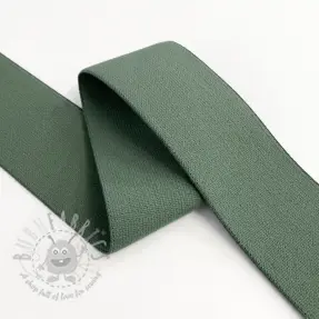 Elastika 4 cm dark old green