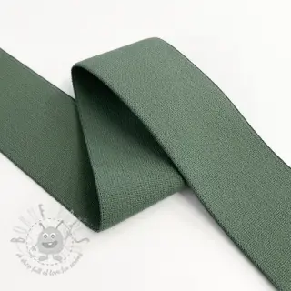 Elastika 4 cm dark old green