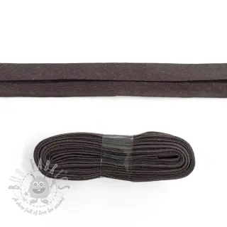 Obrobljeni trak bombaž - 3 m mocha