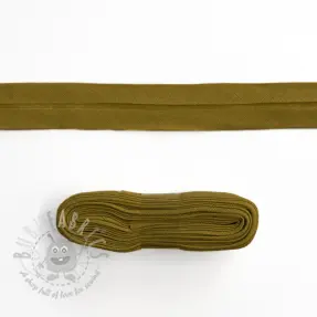 Obrobljeni trak bombaž - 3 m golden brown