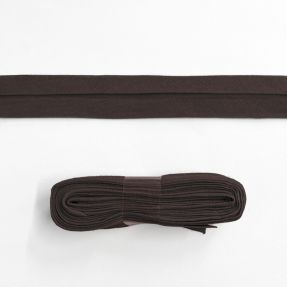 Obrobljeni trak bombaž - 3 m dark mocha
