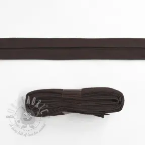 Obrobljeni trak bombaž - 3 m dark mocha