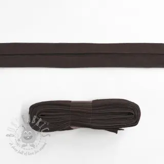 Obrobljeni trak bombaž - 3 m dark mocha