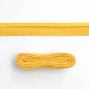 Obrobljeni trak bombaž - 3 m lemon