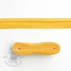 Obrobljeni trak bombaž - 3 m lemon