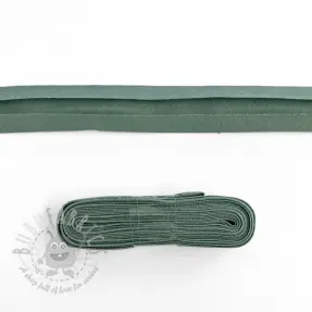 Obrobljeni trak bombaž - 3 m dark old green