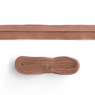 Obrobljeni trak bombaž - 3 m dark salmon