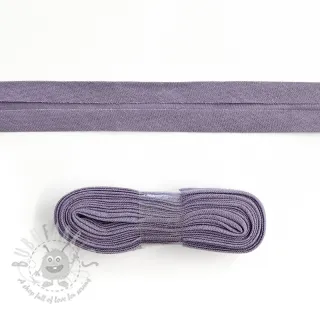 Obrobljeni trak bombaž - 3 m lavender