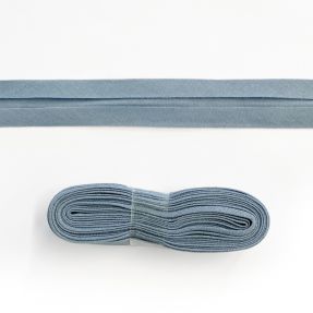 Obrobljeni trak bombaž - 3 m cloud blue