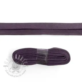 Obrobljeni trak bombaž - 3 m violet