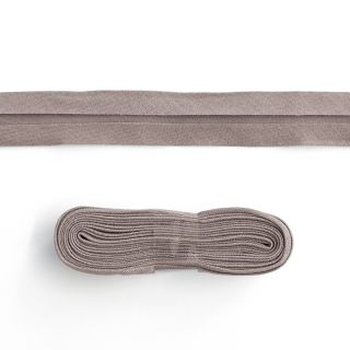 Lemovací prúžok bavlna - 3 m taupe