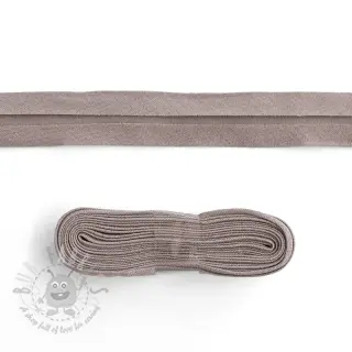 Obrobljeni trak bombaž - 3 m taupe