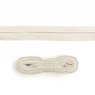 Lemovací prúžok bavlna - 3 m off white