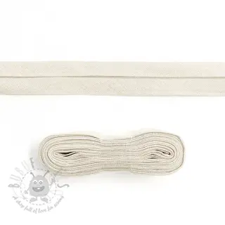 Poševni trak bombaž - 3 m off white