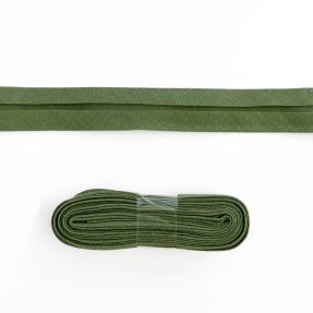 Poševni trak bombaž - 3 m olive green