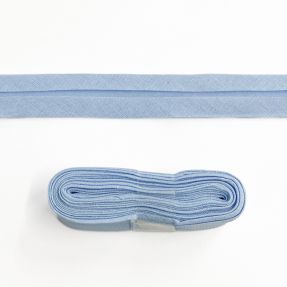 Poševni trak bombaž - 3 m old blue