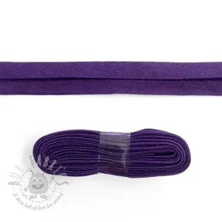 Poševni trak bombaž - 3 m purple