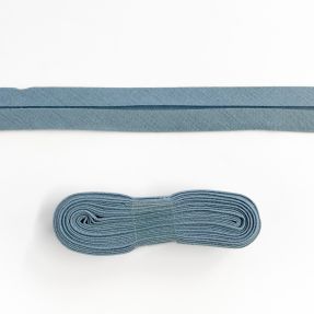 Poševni trak bombaž - 3 m steel blue