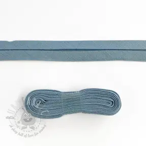 Poševni trak bombaž - 3 m steel blue