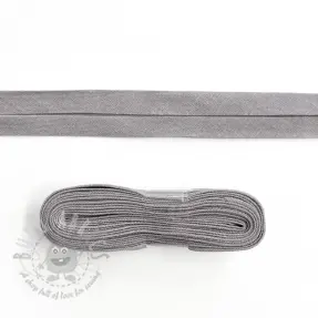 Poševni trak bombaž - 3 m light grey
