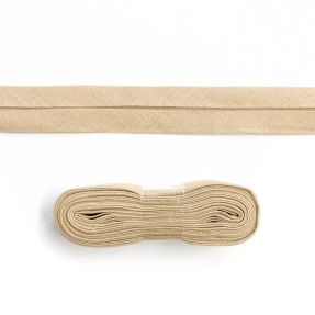 Poševni trak bombaž - 3 m light sand