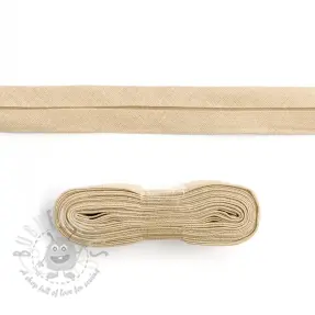 Poševni trak bombaž - 3 m light sand