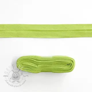 Poševni trak bombaž - 3 m lime