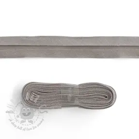 Poševni trak bombaž - 3 m grey