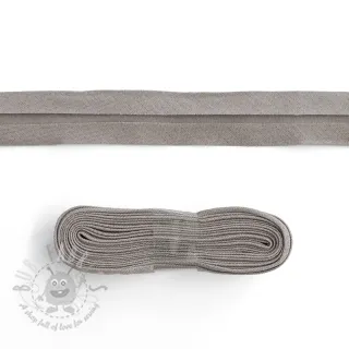Poševni trak bombaž - 3 m grey