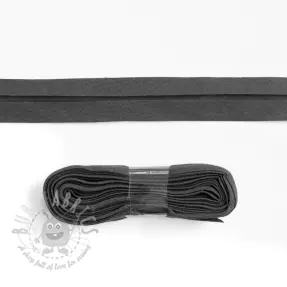 Poševni trak bombaž - 3 m anthracite