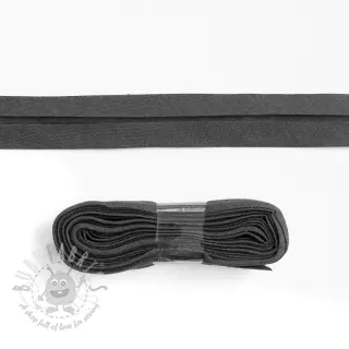 Poševni trak bombaž - 3 m anthracite
