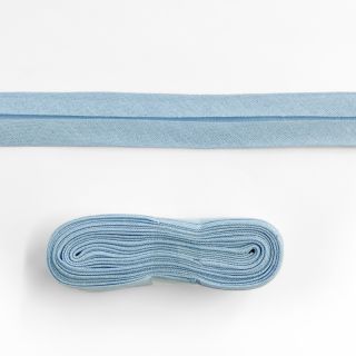Lemovací prúžok bavlna - 3 m light blue