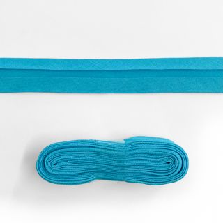 Lemovací prúžok bavlna - 3 m aqua