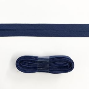 Poševni trak bombaž - 3 m dark blue