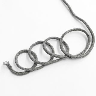 Bombažna vrvica 3 mm middle grey