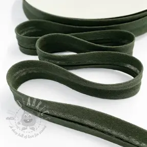 Obrobljeni trak dvojna gaza bottle green