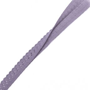 Obrobljena elastika 12 mm LUXURY lavender