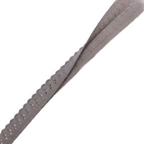 Obrobljena elastika 12 mm LUXURY taupe