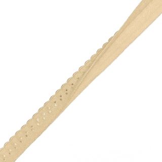 Poševna elastika 12 mm LUXURY light yellow