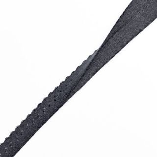 Poševna elastika 12 mm LUXURY dark grey